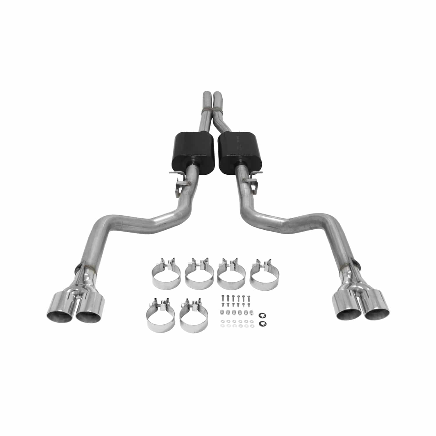 Flowmaster Exhaust Flowmaster 817739 - American Thunder Cat-Back Exhaust System 2015-2023 Dodge Challenger Hellcat, Demon, Srt392, R/T Scat-Pack With 6.2L Or 6.4L Engine And 2017-2022 R/T With 5.7L Engine Aggressive To Moderate Sound Flowmaster