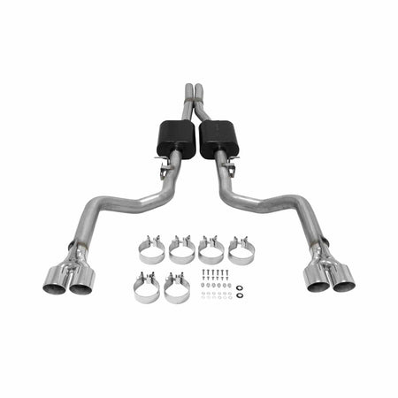 Flowmaster Exhaust Flowmaster 817739 - American Thunder Cat-Back Exhaust System 2015-2023 Dodge Challenger Hellcat, Demon, Srt392, R/T Scat-Pack With 6.2L Or 6.4L Engine And 2017-2022 R/T With 5.7L Engine Aggressive To Moderate Sound Flowmaster