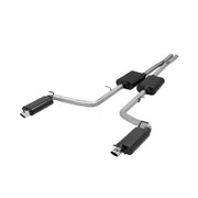 Flowmaster 817741 American Thunder Cat-Back Exhaust System Rectangular Bezels Aggressive Moderate Sound
