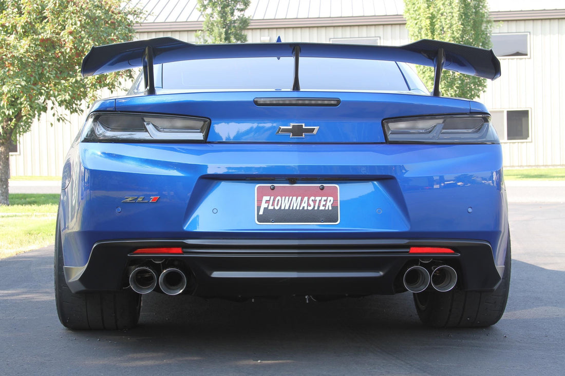 Flowmaster Exhaust Flowmaster 817746 - American Thunder Axle-Back Exhaust System Fits 2016-2024 Camaro Ss, Zl1 With 6.2L Engine With Factory Npp Exhaust Option Aggressive Sound Flowmaster