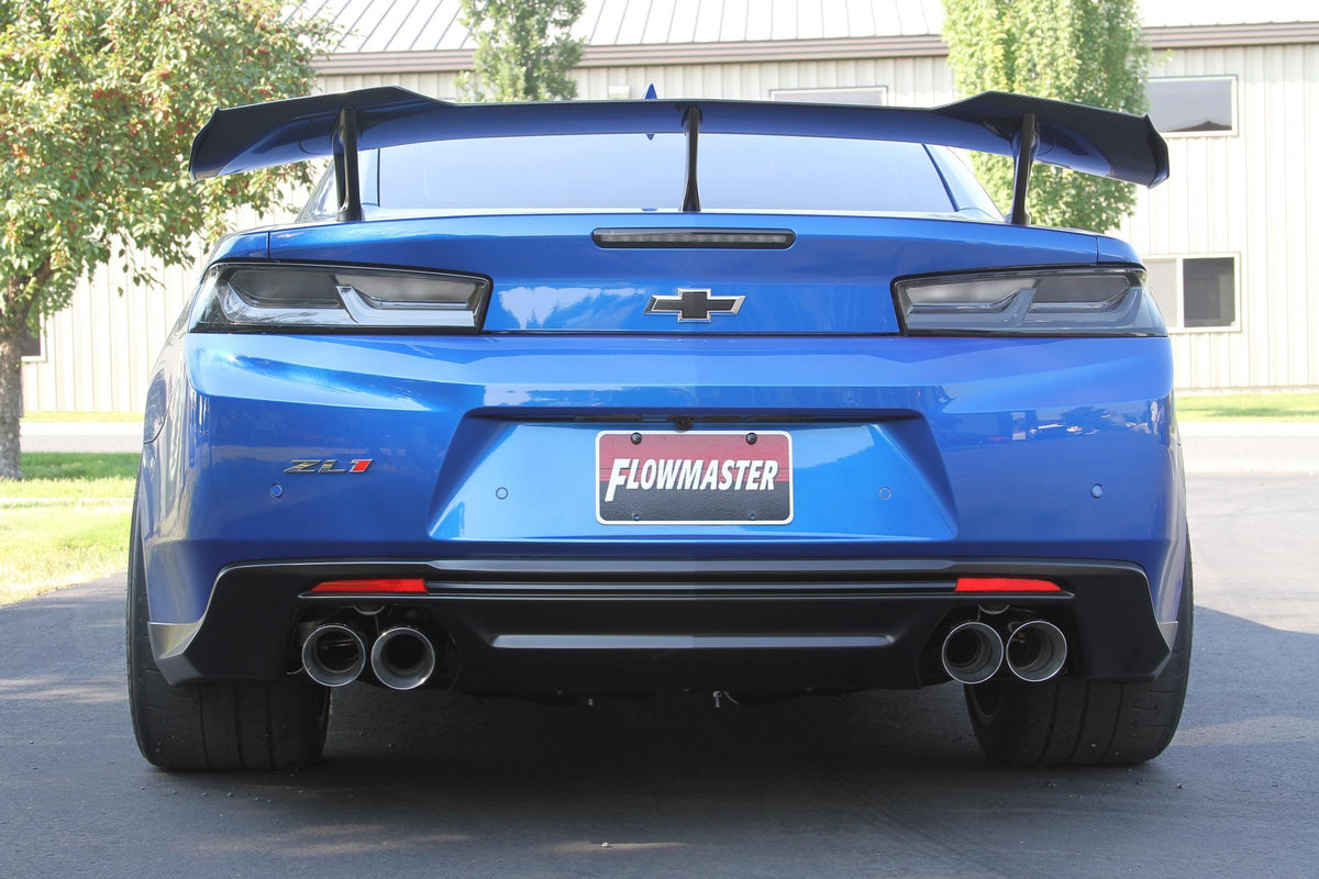 Flowmaster Exhaust Flowmaster 817746 - American Thunder Axle-Back Exhaust System Fits 2016-2024 Camaro Ss, Zl1 With 6.2L Engine With Factory Npp Exhaust Option Aggressive Sound Flowmaster