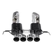 Flowmaster Exhaust Flowmaster 817754 - Outlaw Axle-Back Exhaust System 2014-2019 Corvette C7 Stingray Coupes/Convertibles With 6.2L Engine Aggressive To Moderate Sound Flowmaster
