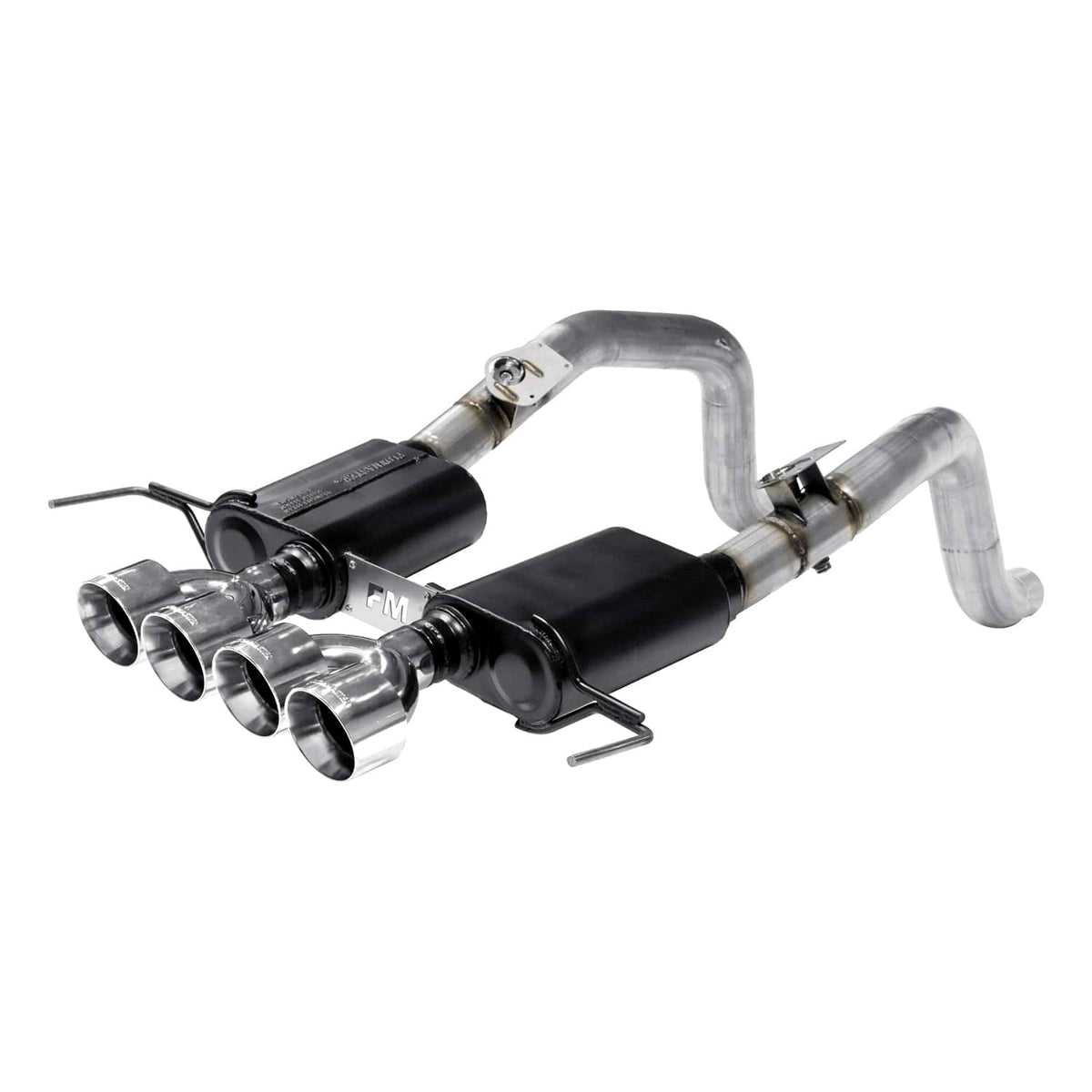 Flowmaster Exhaust Flowmaster 817754 - Outlaw Axle-Back Exhaust System 2014-2019 Corvette C7 Stingray Coupes/Convertibles With 6.2L Engine Aggressive To Moderate Sound Flowmaster