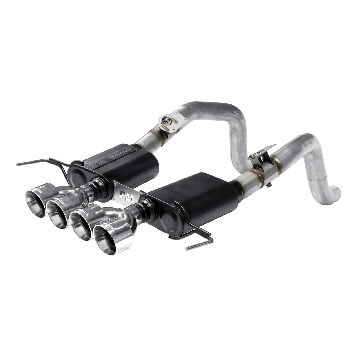 Flowmaster Exhaust Flowmaster 817754 - Outlaw Axle-Back Exhaust System 2014-2019 Corvette C7 Stingray Coupes/Convertibles With 6.2L Engine Aggressive To Moderate Sound Flowmaster