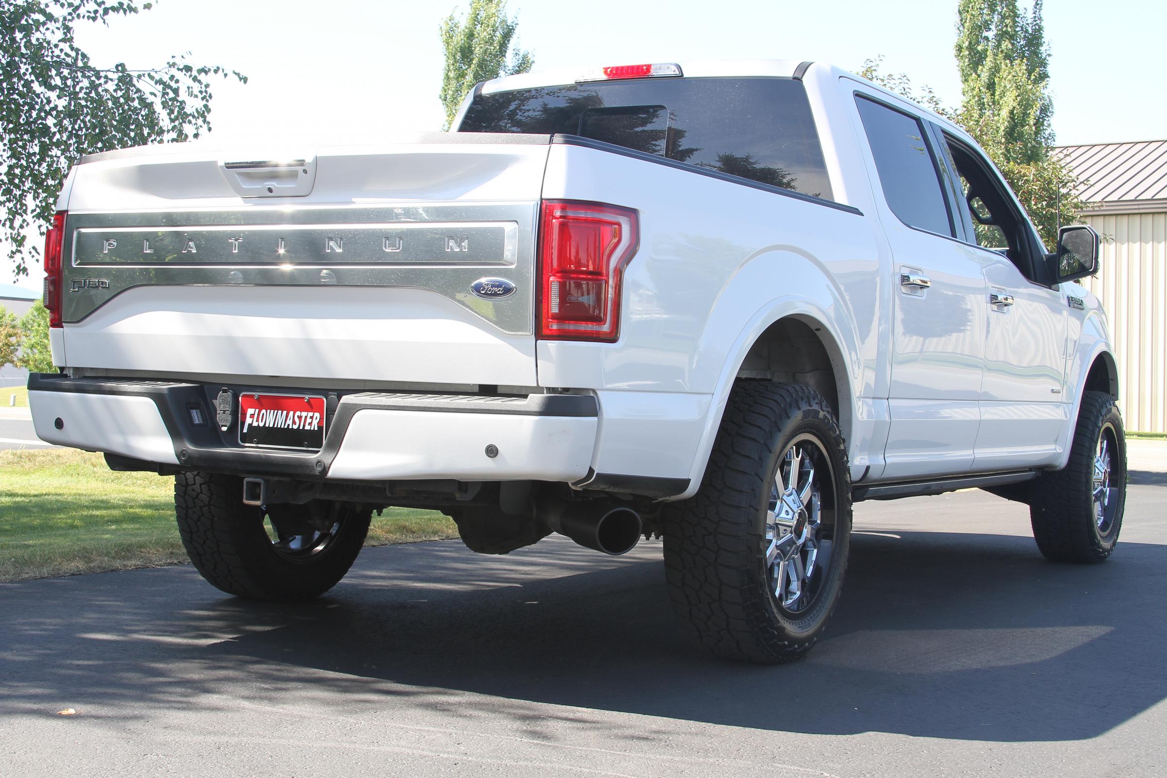 Flowmaster 817756 - Outlaw Cat-Back Exhaust System Fits 2015-2020 Ford F-150 With 2.7L/3.3L/3.5L Ecoboost Aggressive Sound Flowmaster 4