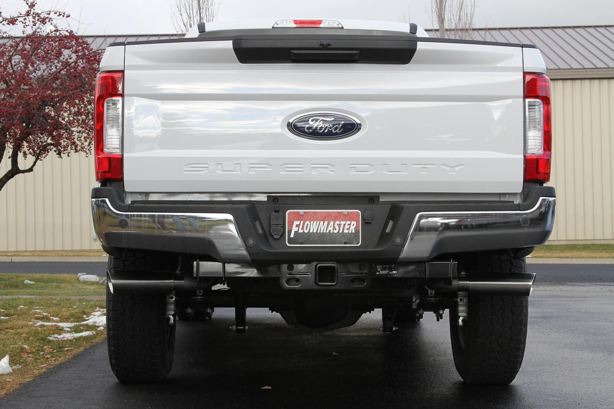Flowmaster Exhaust Flowmaster 817757 - Force Ii Cat-Back Exhaust System Fits 2017-2026 Ford F-250/F-350 Super Duty With 6.2L, 6.8L And 7.3L Engines Moderate Sound Flowmaster