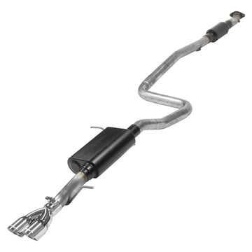 Flowmaster 817784 - American Thunder Cat-Back Exhaust System 2014-2019 Ford Fiesta St With 1.6L Turbo Engine Aggressive To Moderate Sound Flowmaster 1
