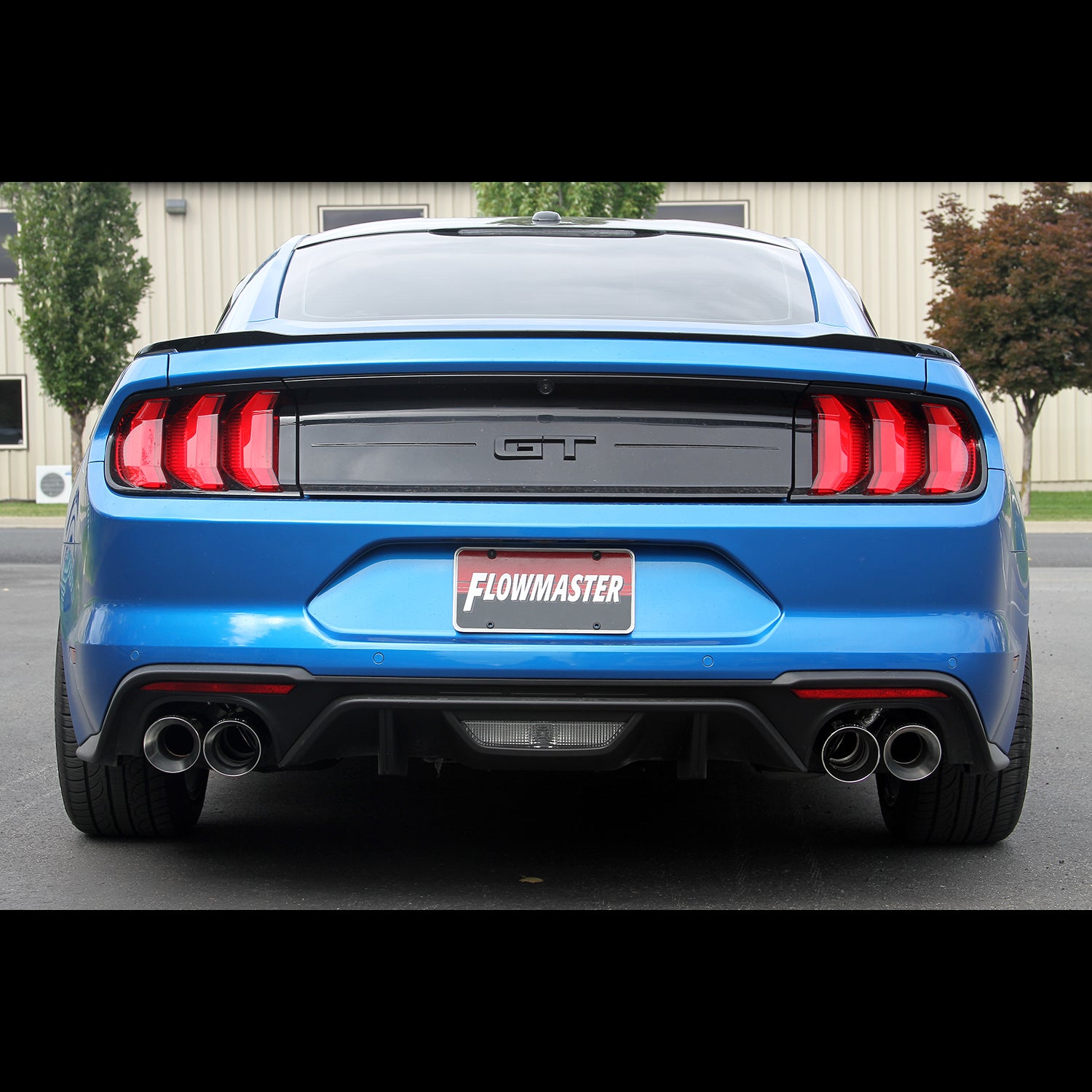 Flowmaster 817799 - American Thunder Axle-Back Exhaust System Fits 2018-2023 Mustang Gt 5.0L With Factory Active Performance Exhaust Valves Aggressive To Moderate Sound Flowmaster 2