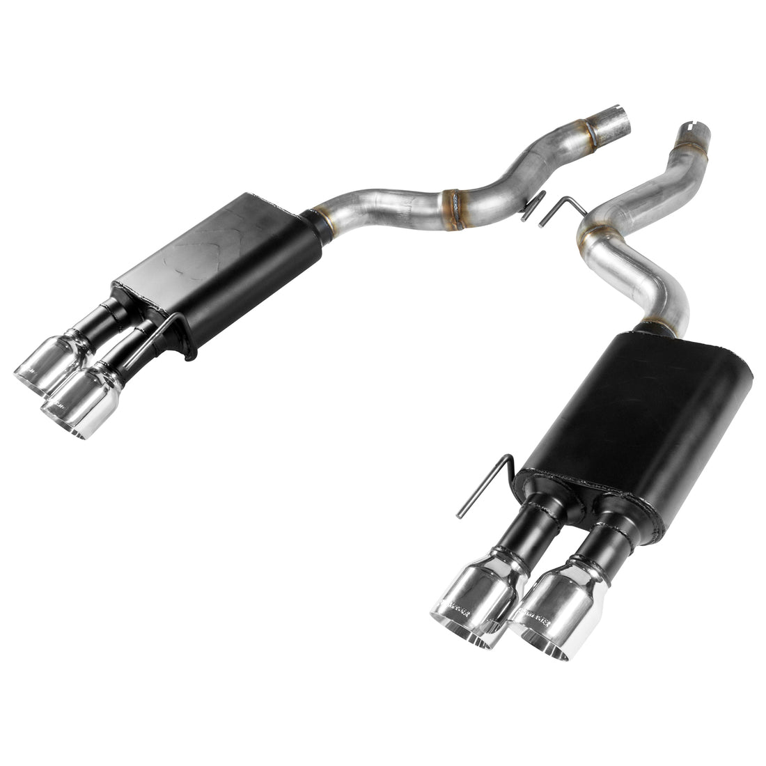 Flowmaster 817807 - American Thunder Axle-Back Exhaust System Fits 2018-2023 Mustang Gt 5.0L Without Factory Active Performance Exhaust Valves Aggressive To Moderate Sound Flowmaster 1