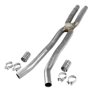 Flowmaster 817817 - No Resonator Scavenger X-Pipe Kit Fits 2018-2026 Ford Mustang Gt 5.0L Engine Flowmaster 1