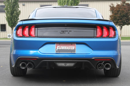 Flowmaster 817825 - Outlaw Axle-Back Exhaust System Fits 2018-2023 Mustang Gt 5.0L With Factory Active Performance Exhaust Valves Aggressive Sound Flowmaster 5
