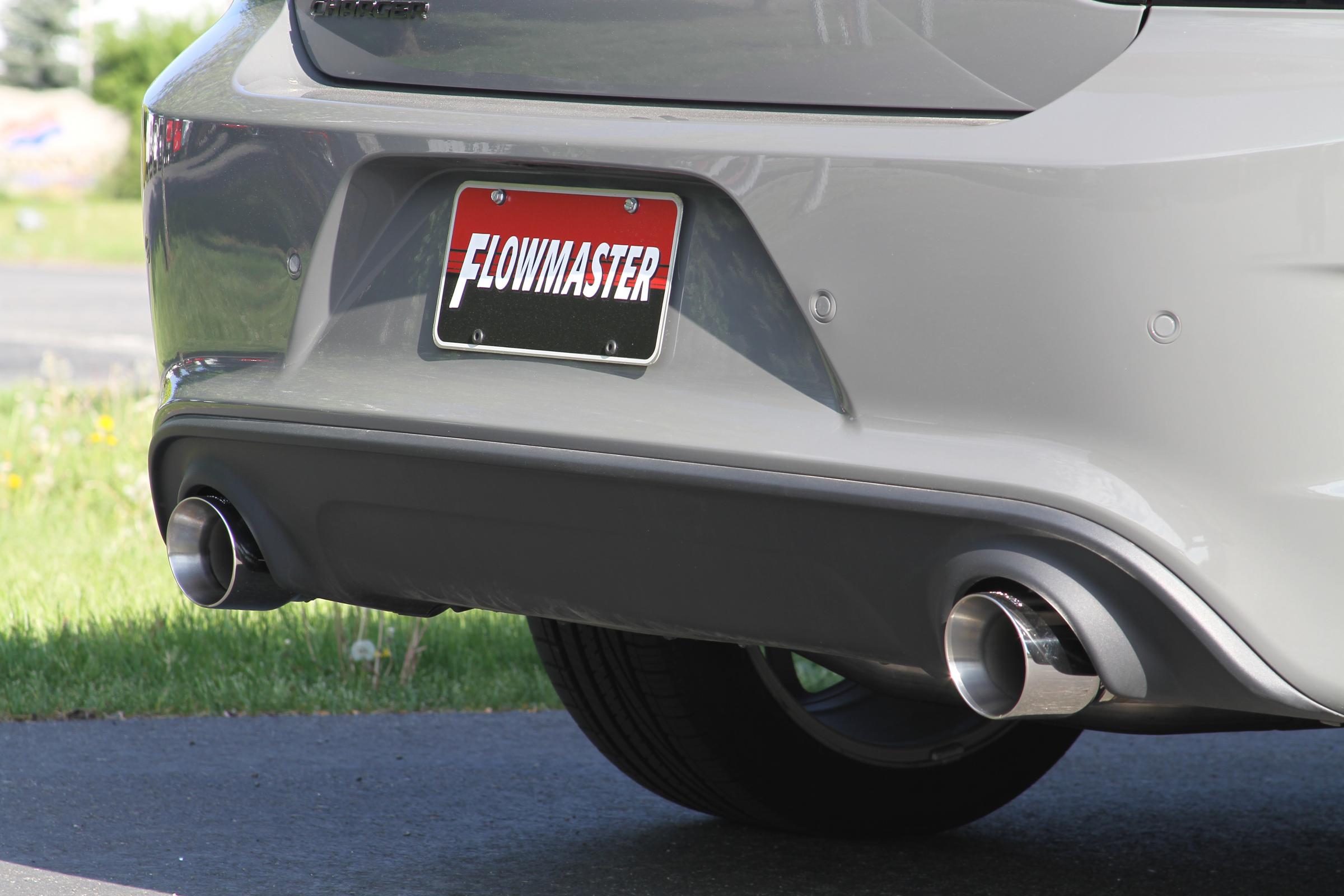Flowmaster 817845 - Outlaw Cat-Back Exhaust System 2017-2023 Dodge Charger R/T, Daytona With 5.7L Engine And Factory Active Exhaust Valves Aggressive Sound Flowmaster 2