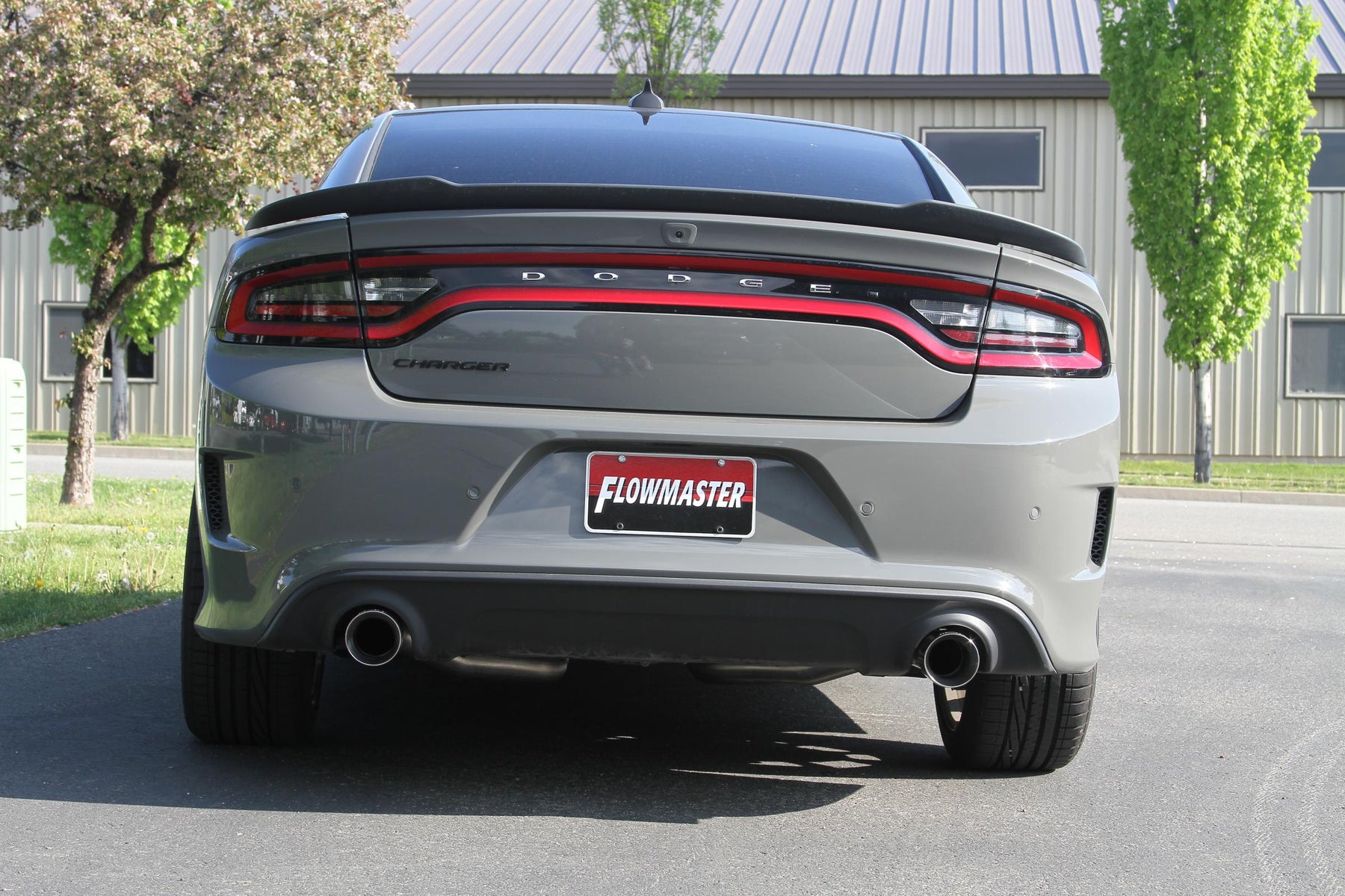 Flowmaster 817845 - Outlaw Cat-Back Exhaust System 2017-2023 Dodge Charger R/T, Daytona With 5.7L Engine And Factory Active Exhaust Valves Aggressive Sound Flowmaster 3
