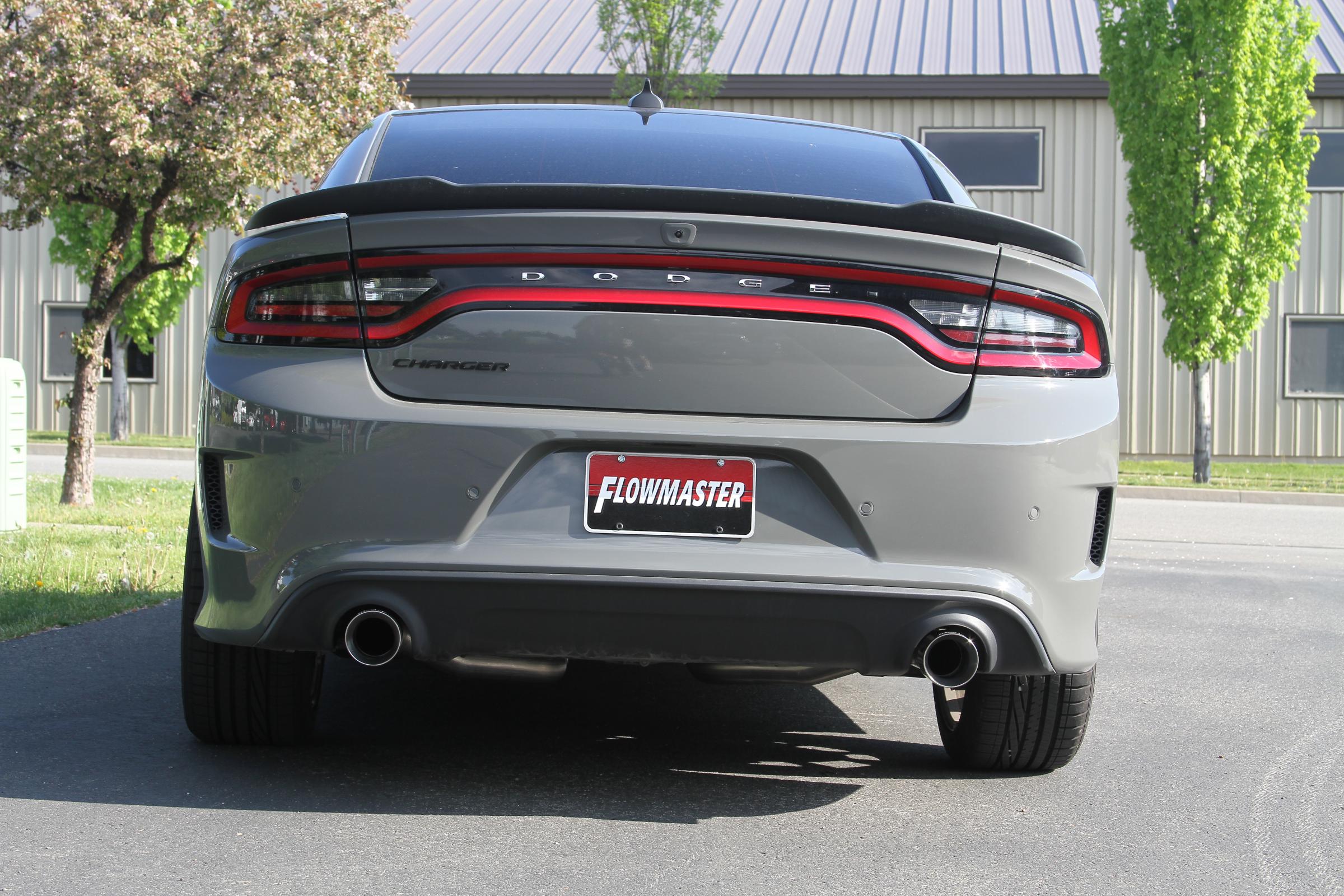 Flowmaster 817845 - Outlaw Cat-Back Exhaust System 2017-2023 Dodge Charger R/T, Daytona With 5.7L Engine And Factory Active Exhaust Valves Aggressive Sound Flowmaster 3
