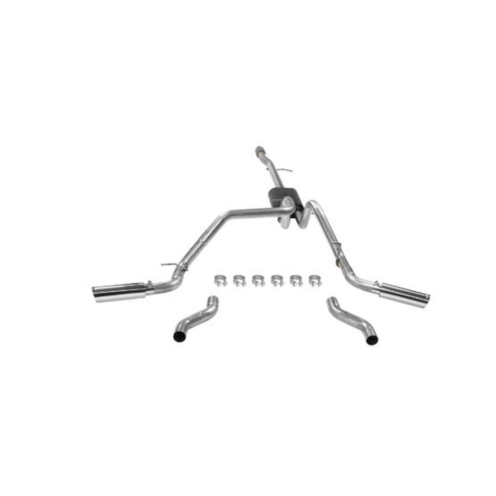 Flowmaster 817853 - American Thunder Cat-Back Exhaust System Fits 2019-2026 Silverado/Sierra 1500 (New Body Style) 5.3L Engines Aggressive To