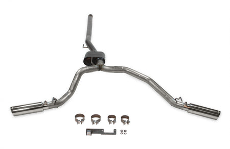 Flowmaster 817913 - American Thunder Cat-Back Exhaust System Fits 2020-2025 Jeep Gladiator Trucks With 3.6L Engine, 409 Stainless Steel, Dual Exit With Polished Tips Aggressive Sound Flowmaster 2