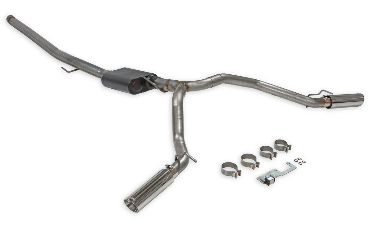 Flowmaster 817913 - American Thunder Cat-Back Exhaust System Fits 2020-2025 Jeep Gladiator Trucks With 3.6L Engine, 409 Stainless Steel, Dual Exit With Polished Tips Aggressive Sound Flowmaster 4