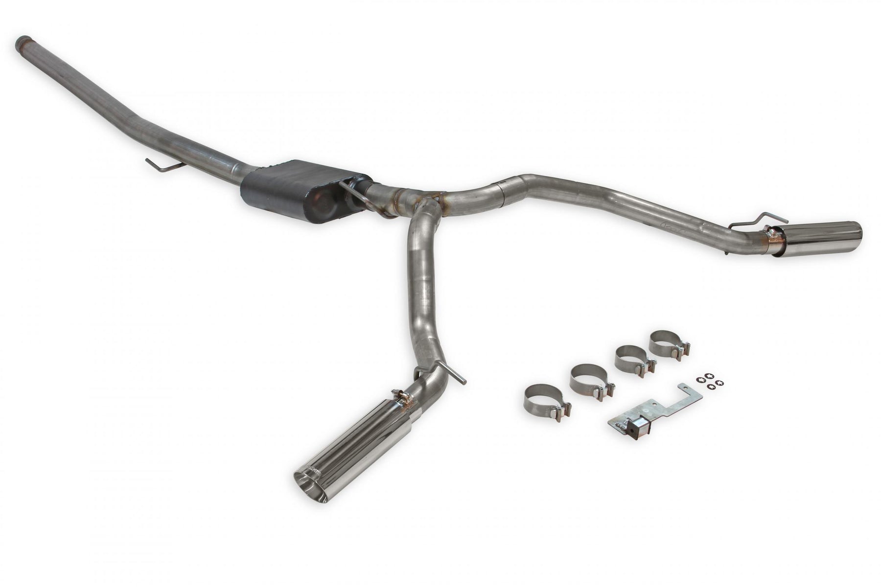 Flowmaster 817913 - American Thunder Cat-Back Exhaust System Fits 2020-2025 Jeep Gladiator Trucks With 3.6L Engine, 409 Stainless Steel, Dual Exit With Polished Tips Aggressive Sound Flowmaster 4