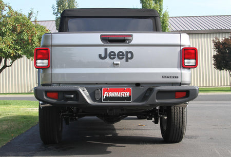 Flowmaster 817913 - American Thunder Cat-Back Exhaust System Fits 2020-2025 Jeep Gladiator Trucks With 3.6L Engine, 409 Stainless Steel, Dual Exit With Polished Tips Aggressive Sound Flowmaster 5