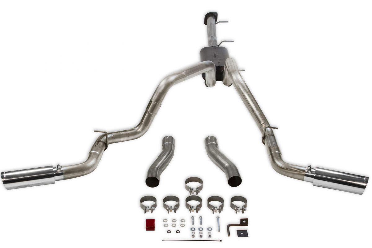 Flowmaster 817933 - American Thunder Cat-Back Exhaust System Fits 2020-2026 GM 2500Hd/3500Hd With 6.6L Gas Engine, Crew Cab/Short Bed, Dual Out Rear/Dual Out Side, Polished Tips Aggressive To Moderate Sound Flowmaster 1