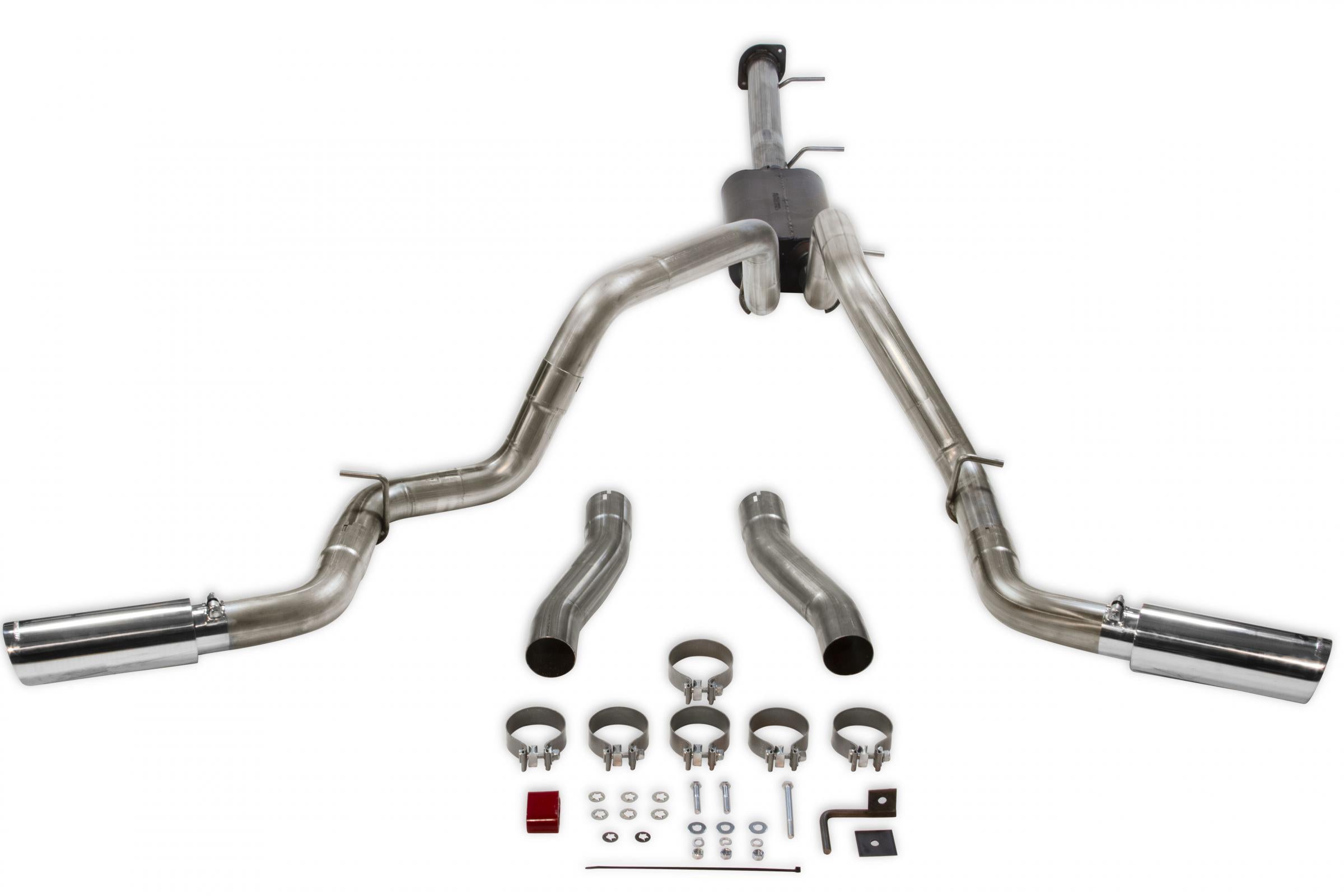 Flowmaster 817933 - American Thunder Cat-Back Exhaust System Fits 2020-2026 GM 2500Hd/3500Hd With 6.6L Gas Engine, Crew Cab/Short Bed, Dual Out Rear/Dual Out Side, Polished Tips Aggressive To Moderate Sound Flowmaster 1