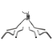 Flowmaster 817934 - American Thunder Crossmember-Back Exhaust System Fits 1967-1972 Ford F-100/250/350 V8 With Side Tank, 2Wd Long Bed Only, 2.5 Inch 409 Stainless Steel, Dual Exit Flowmaster 3