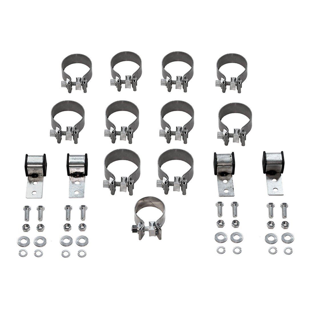 Flowmaster 817937 - American Thunder Crossmember-Back Exhaust System Fits 1963-1966 GM C10/1000 Series V8 Truck, 2Wd Short And Long Bed, 2.5 Inch 409 Stainless Steel, Dual Exit Flowmaster 4