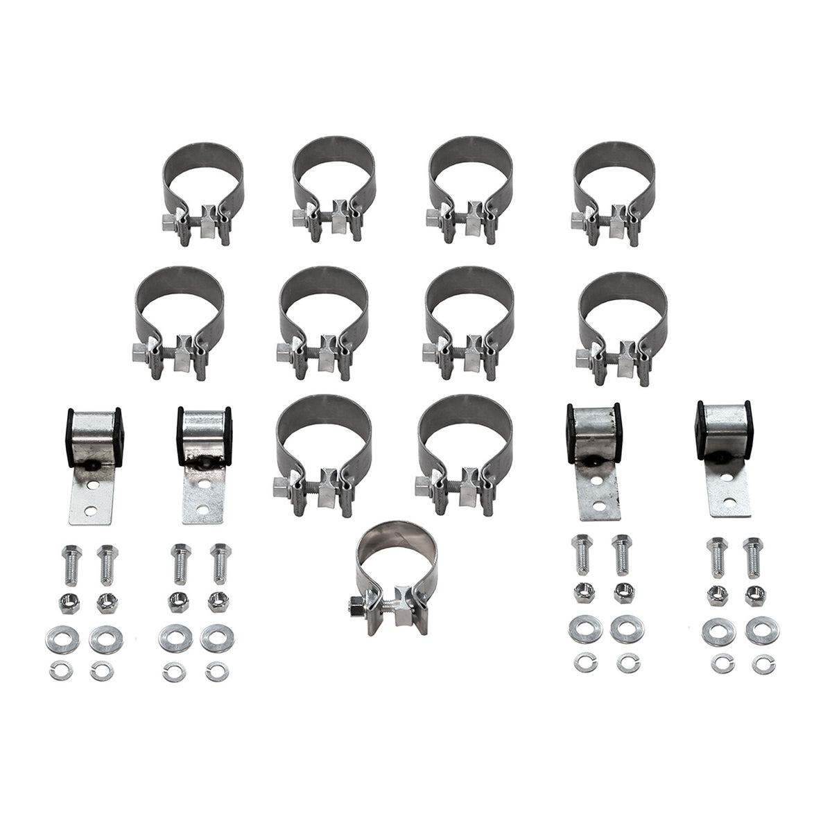 Flowmaster 817937 - American Thunder Crossmember-Back Exhaust System Fits 1963-1966 GM C10/1000 Series V8 Truck, 2Wd Short And Long Bed, 2.5 Inch 409 Stainless Steel, Dual Exit Flowmaster 4