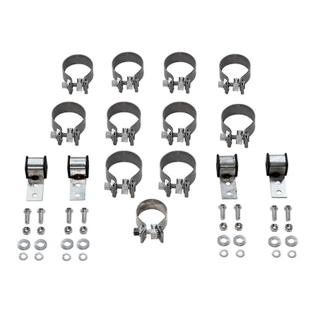 Flowmaster 817937 - American Thunder Crossmember-Back Exhaust System Fits 1963-1966 GM C10/1000 Series V8 Truck, 2Wd Short And Long Bed, 2.5 Inch 409 Stainless Steel, Dual Exit Flowmaster 4