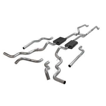 Flowmaster 817940 - American Thunder Crossmember-Back Exhaust System Fits 1967-1972 Chevrolet/Gmc K10, K15/K1500, K20, K25/K2500 4Wd Trucks With V8 Engines, 2.50 Inch 409 Stainless Steel Flowmaster 1