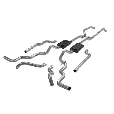 Flowmaster 817940 - American Thunder Crossmember-Back Exhaust System Fits 1967-1972 Chevrolet/Gmc K10, K15/K1500, K20, K25/K2500 4Wd Trucks With V8 Engines, 2.50 Inch 409 Stainless Steel Flowmaster 1