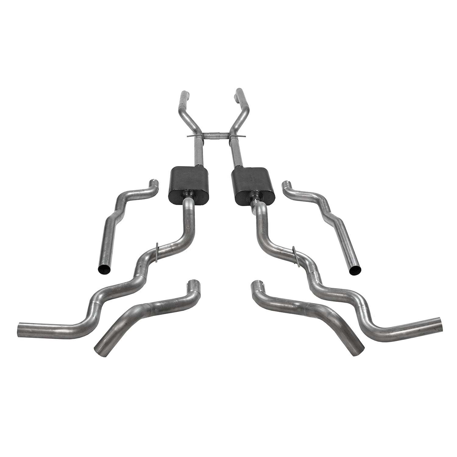 Flowmaster 817940 - American Thunder Crossmember-Back Exhaust System Fits 1967-1972 Chevrolet/Gmc K10, K15/K1500, K20, K25/K2500 4Wd Trucks With V8 Engines, 2.50 Inch 409 Stainless Steel Flowmaster 2