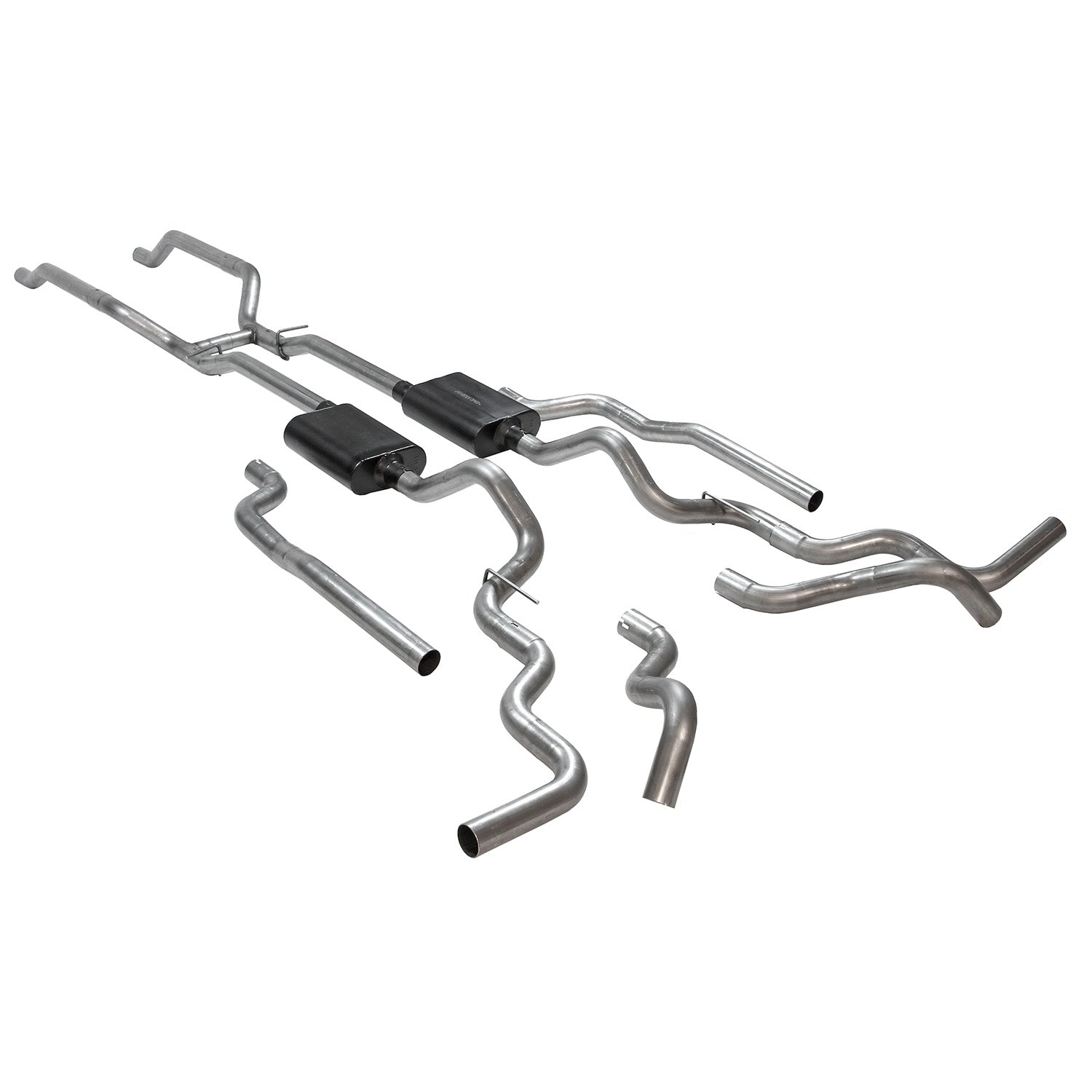 Flowmaster 817940 - American Thunder Crossmember-Back Exhaust System Fits 1967-1972 Chevrolet/Gmc K10, K15/K1500, K20, K25/K2500 4Wd Trucks With V8 Engines, 2.50 Inch 409 Stainless Steel Flowmaster 3
