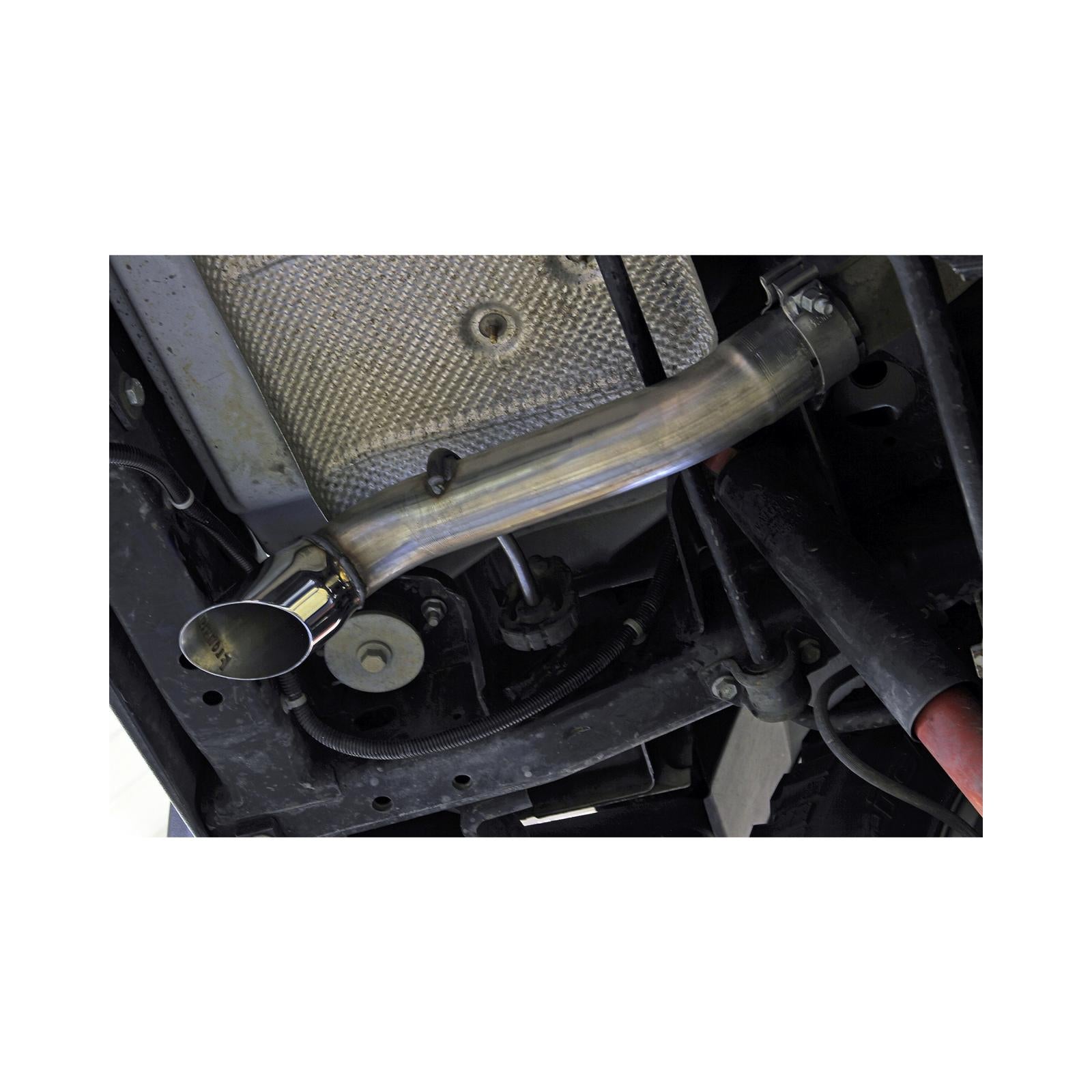 Flowmaster 817942 - American Thunder Axle-Back Exhaust System Fits 2007-2018 Jeep Wrangler Jk With 3.6L/3.8L, No Muffler Flowmaster 5