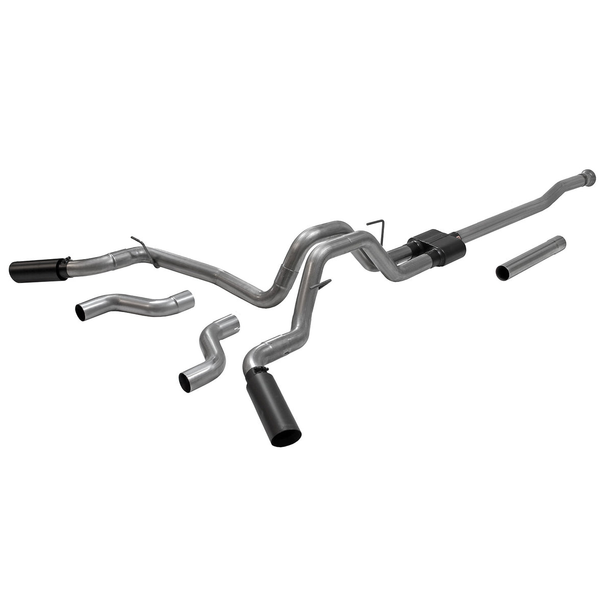 Flowmaster 817981 - Outlaw Cat-Back Exhaust System Fits 2021-2025 Ford F-150 2.7L, 3.5L, 5.0L, 3.0 Inch Outlaw Dual Exit Stainless Steel Cat-Back Exhaust System Flowmaster 2
