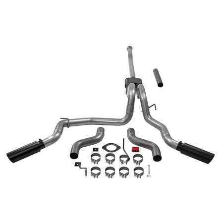 Flowmaster 817981 - Outlaw Cat-Back Exhaust System Fits 2021-2025 Ford F-150 2.7L, 3.5L, 5.0L, 3.0 Inch Outlaw Dual Exit Stainless Steel Cat-Back Exhaust System Flowmaster 3