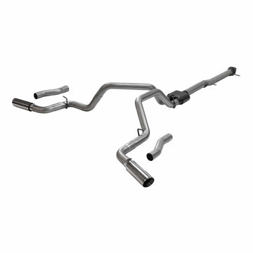 Flowmaster NA Flowmaster 818112 - Outlaw Cat-Back Exhaust System Fits 2020-2026 Silverado/Sierra 2500Hd/3500Hd 6.6L Gas V8, Outlaw Series, 3.50 Inch To Dual 3.00 Inch Cat-Back, Dual Rear Exit, Stainless Steel Exhaust System Flowmaster