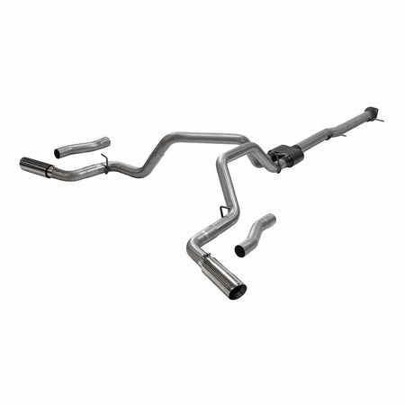 Flowmaster NA Flowmaster 818112 - Outlaw Cat-Back Exhaust System Fits 2020-2026 Silverado/Sierra 2500Hd/3500Hd 6.6L Gas V8, Outlaw Series, 3.50 Inch To Dual 3.00 Inch Cat-Back, Dual Rear Exit, Stainless Steel Exhaust System Flowmaster