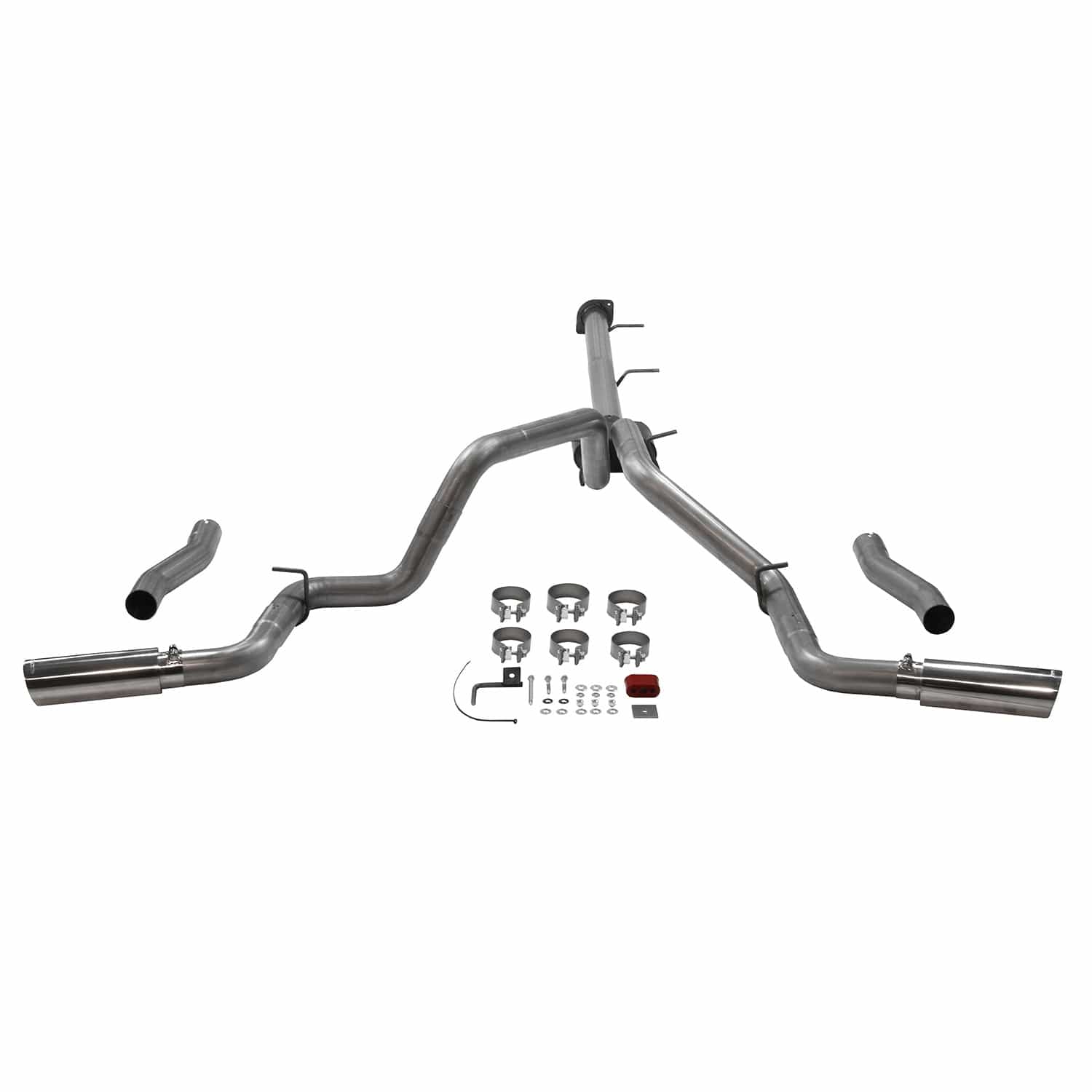 Flowmaster NA Flowmaster 818112 - Outlaw Cat-Back Exhaust System Fits 2020-2026 Silverado/Sierra 2500Hd/3500Hd 6.6L Gas V8, Outlaw Series, 3.50 Inch To Dual 3.00 Inch Cat-Back, Dual Rear Exit, Stainless Steel Exhaust System Flowmaster
