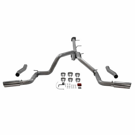 Flowmaster NA Flowmaster 818112 - Outlaw Cat-Back Exhaust System Fits 2020-2026 Silverado/Sierra 2500Hd/3500Hd 6.6L Gas V8, Outlaw Series, 3.50 Inch To Dual 3.00 Inch Cat-Back, Dual Rear Exit, Stainless Steel Exhaust System Flowmaster