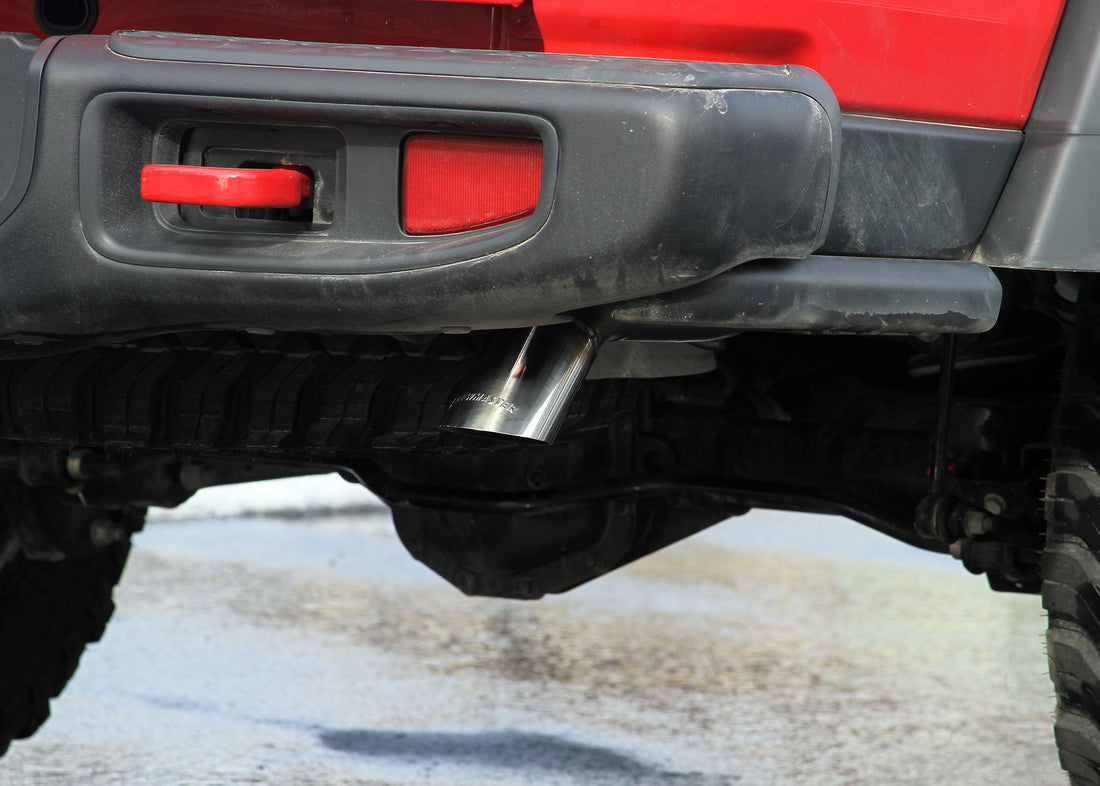 Flowmaster 818131 American Thunder Cat-Back Exhaust System Stainless Steel Single Rear Exit