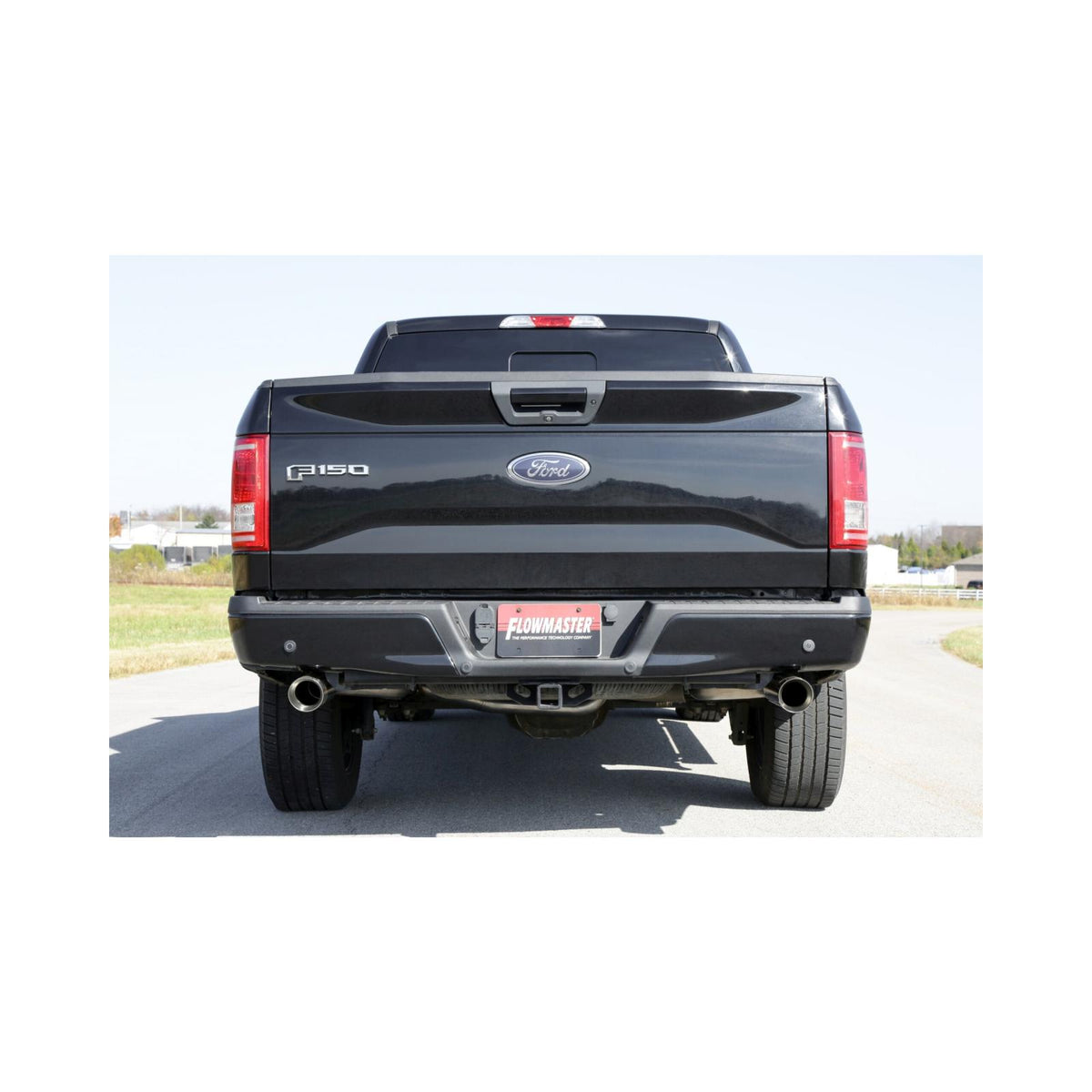 Flowmaster 818147 - Force Ii Cat-Back Exhaust System Fits 2015-2020 Ford F-150 2.7L, 3.3L, 3.5L, 5.0-Liter, Force Ii Cat-Back, Dual Out Rear Exit, 4.00-Inch Polished Tips, Stainless Steel Exhaust System Flowmaster 2