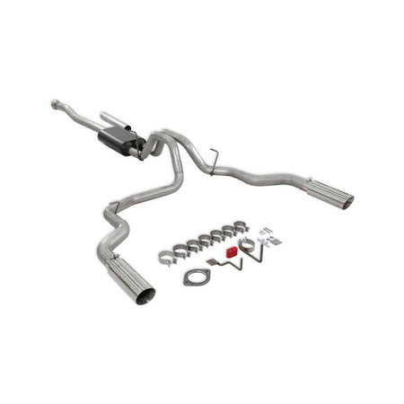 Flowmaster 818148 - Force Ii Cat-Back Exhaust System Fits 2021-2025 Ford F-150 2.7, 3.5, 5.0-Liter, Force Ii Cat-Back, Dual Out Rear Exit, 4.00-Inch Polished Tips, Stainless Steel Exhaust System Flowmaster 4