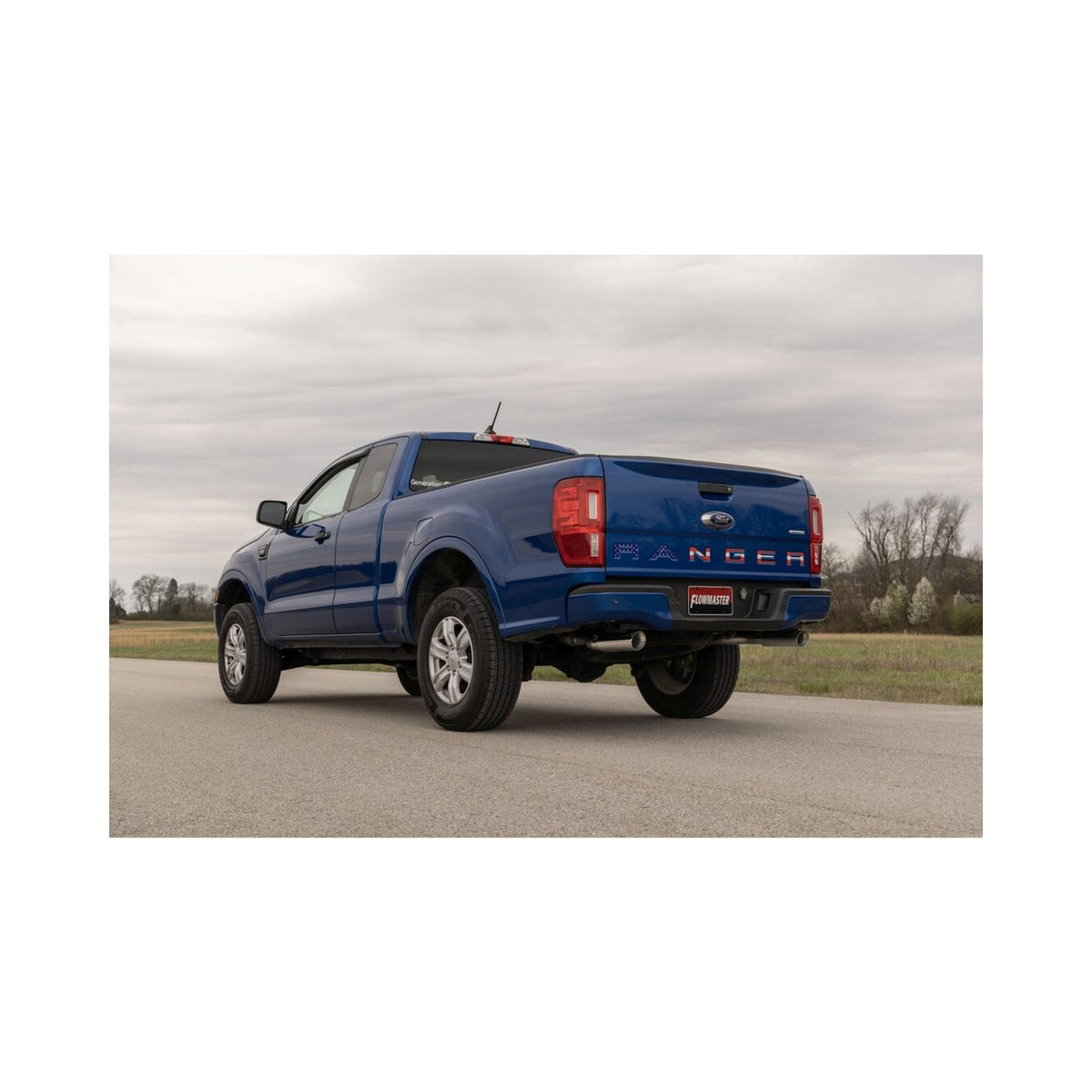 Flowmaster 818158 - American Thunder Cat-Back Exhaust System Fits 2019-2023 Ford Ranger 2.3-Liter, American Thunder, Cat-Back Dual Exit 2.5-Inch Stainless Steel Exhaust System Flowmaster 5