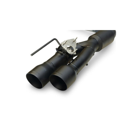 Flowmaster 818159 - Outlaw Axle-Back Exhaust System Fits 2024-2026 Ford Mustang Gt 5.0-Liter And Ecoboost 2.3-Liter, Outlaw Axle-Back 3.0-Inch Stainless Steel Exhaust System, 4.0-Inch Black Quad Tips With Valves Flowmaster 1