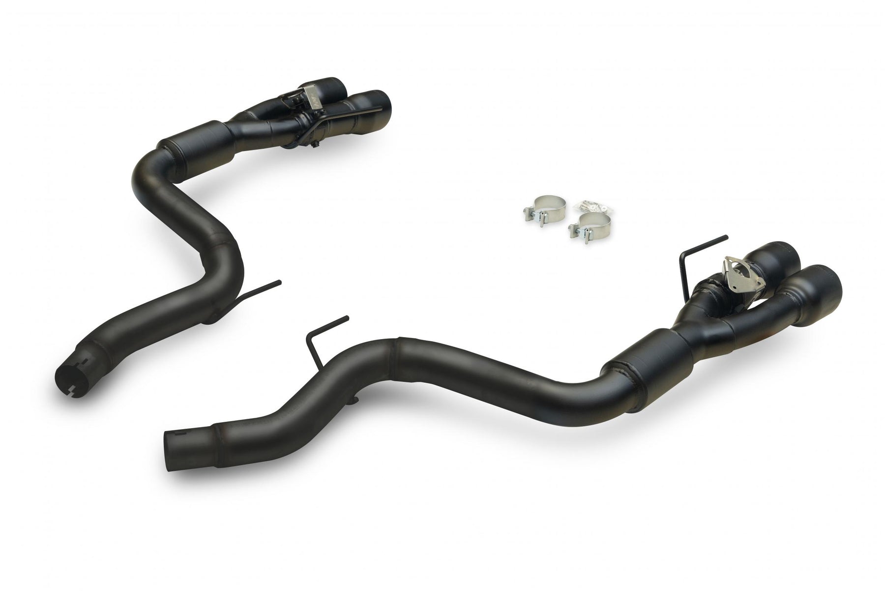 Flowmaster 818159 - Outlaw Axle-Back Exhaust System Fits 2024-2026 Ford Mustang Gt 5.0-Liter And Ecoboost 2.3-Liter, Outlaw Axle-Back 3.0-Inch Stainless Steel Exhaust System, 4.0-Inch Black Quad Tips With Valves Flowmaster 4