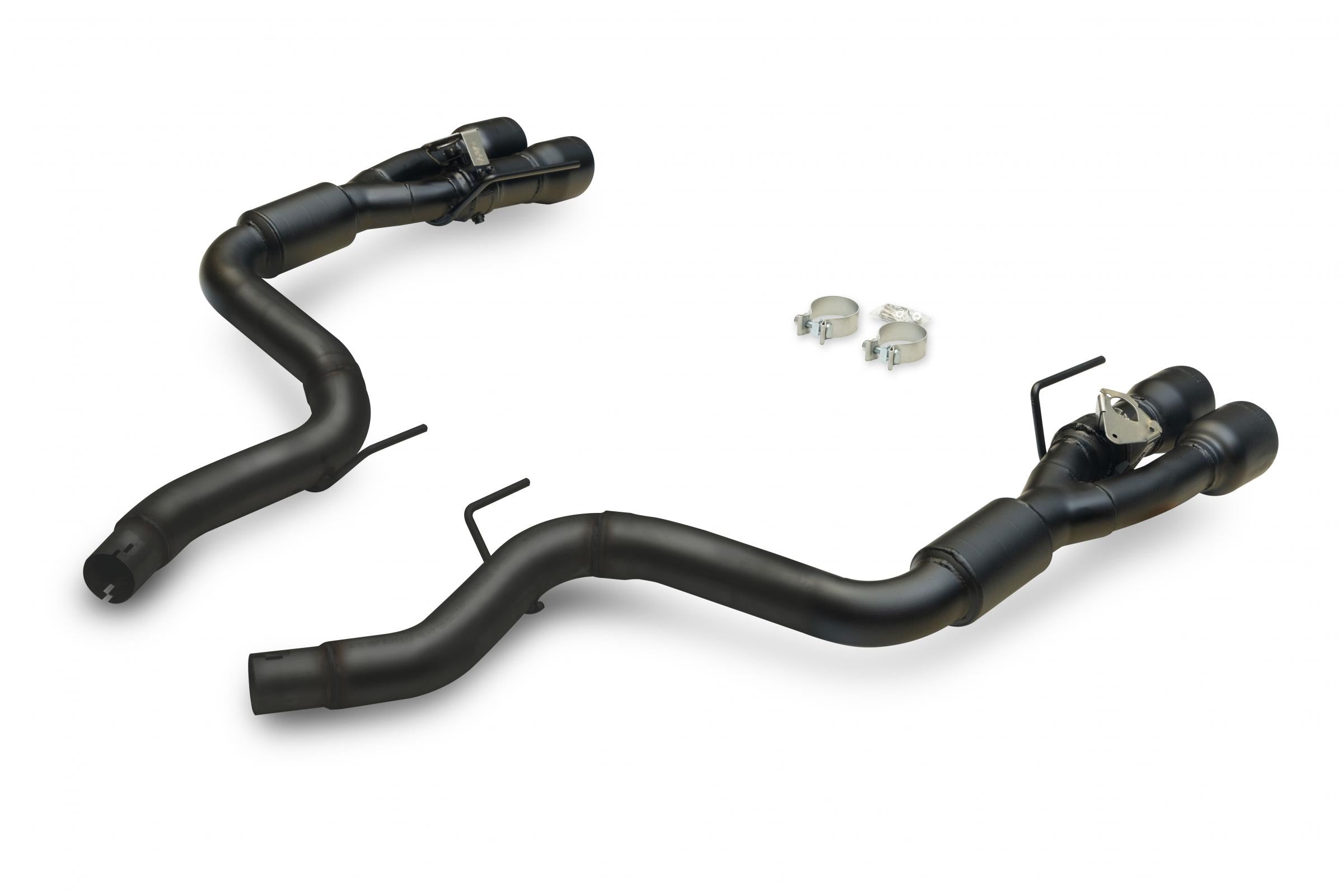 Flowmaster 818159 - Outlaw Axle-Back Exhaust System Fits 2024-2026 Ford Mustang Gt 5.0-Liter And Ecoboost 2.3-Liter, Outlaw Axle-Back 3.0-Inch Stainless Steel Exhaust System, 4.0-Inch Black Quad Tips With Valves Flowmaster 4