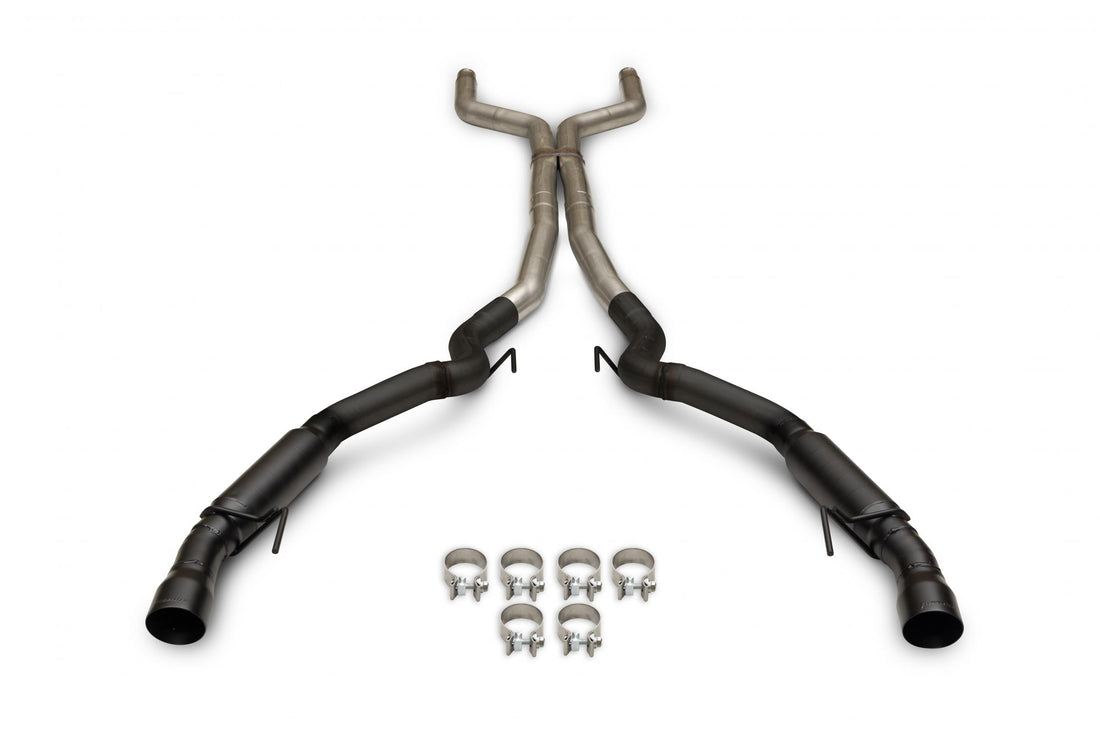 Flowmaster 818161 - Outlaw Cat-Back Exhaust System Fits 2024-2026 Ford Mustang Gt 5.0-Liter, Outlaw Cat-Back 3.0-Inch Stainless Steel Exhaust System, 4.0-Inch Dual Black Tips Flowmaster 1