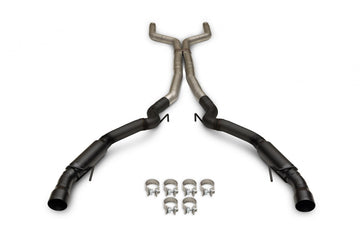 Flowmaster 818161 - Outlaw Cat-Back Exhaust System Fits 2024-2026 Ford Mustang Gt 5.0-Liter, Outlaw Cat-Back 3.0-Inch Stainless Steel Exhaust System, 4.0-Inch Dual Black Tips Flowmaster 1