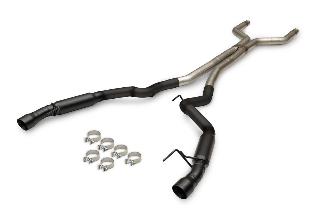 Flowmaster 818161 - Outlaw Cat-Back Exhaust System Fits 2024-2026 Ford Mustang Gt 5.0-Liter, Outlaw Cat-Back 3.0-Inch Stainless Steel Exhaust System, 4.0-Inch Dual Black Tips Flowmaster 4